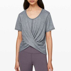 Lululemon Do the Daily Short Sleeve Tee, Heathered Solar Grey